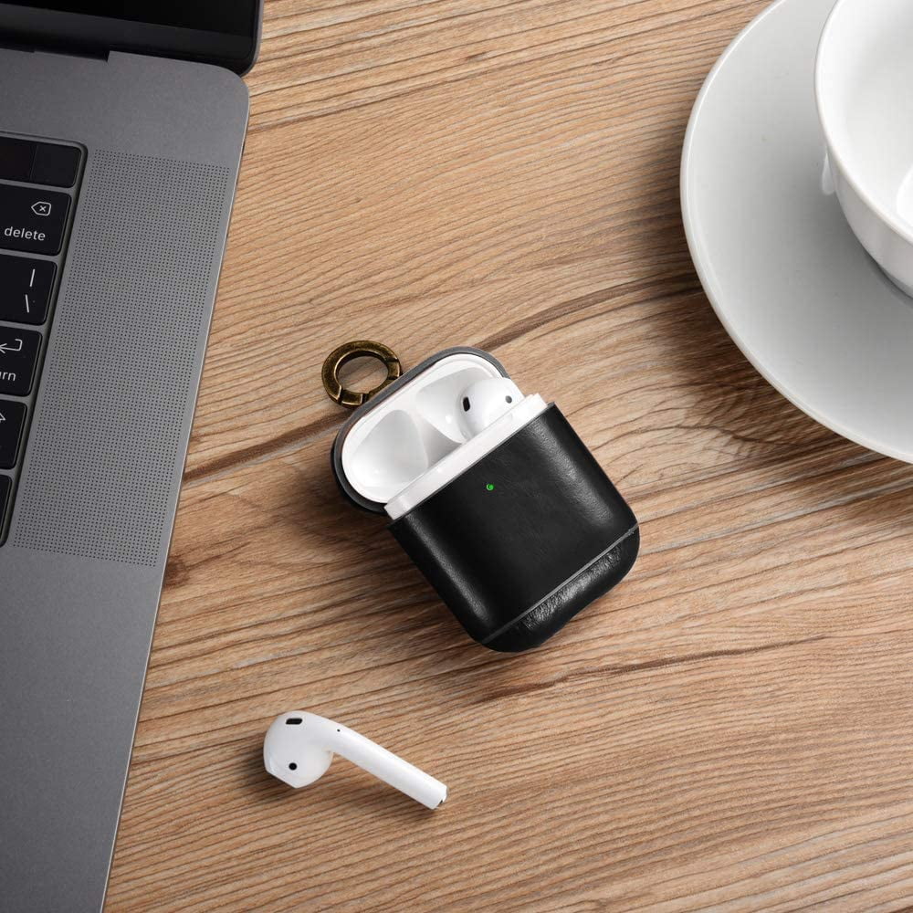 Entronix Case Compatible with AirPods Pro 2nd/1st Gen - Luxury Leather Cover
