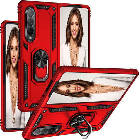 Entronix Samsung Galaxy Z Fold 5 Case - Guard Ring Holder, Dual Layer Protection - Entro Retail