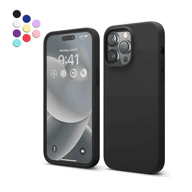 i14 Pro Max Silicone - Black