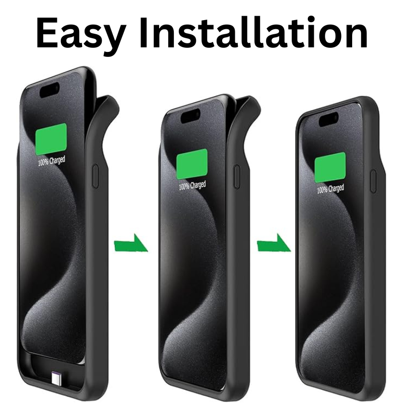 Entronix Case Compatible with iPhone 17 - [7000mAh] Charging Powerbank Cover
