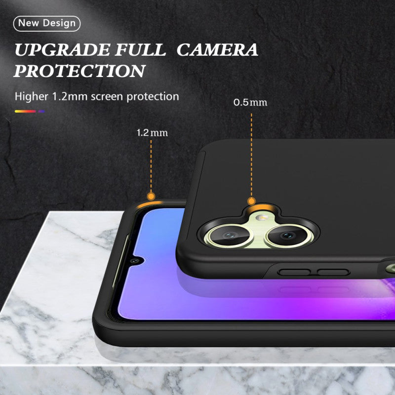 Entronix Bundle Compatible with Galaxy A06 - 360º Circular Ring Gripstand Case & 1 Clear Screen Protector