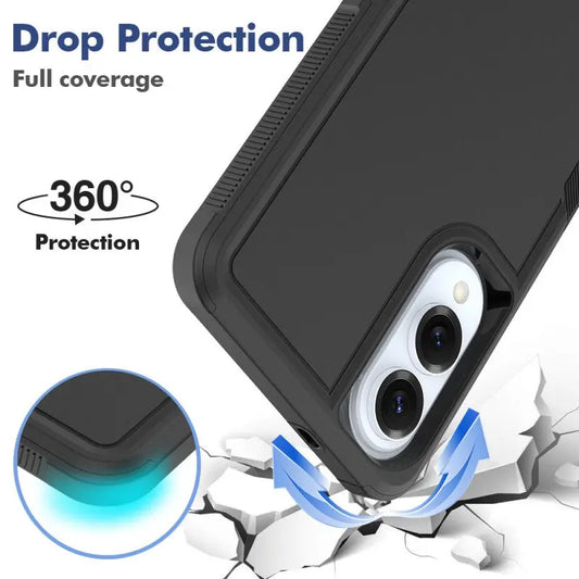 Entronix Case Compatible with Galaxy S25 Edge - Soft-Touch Dual-Layer Sleek Cover - Entronix