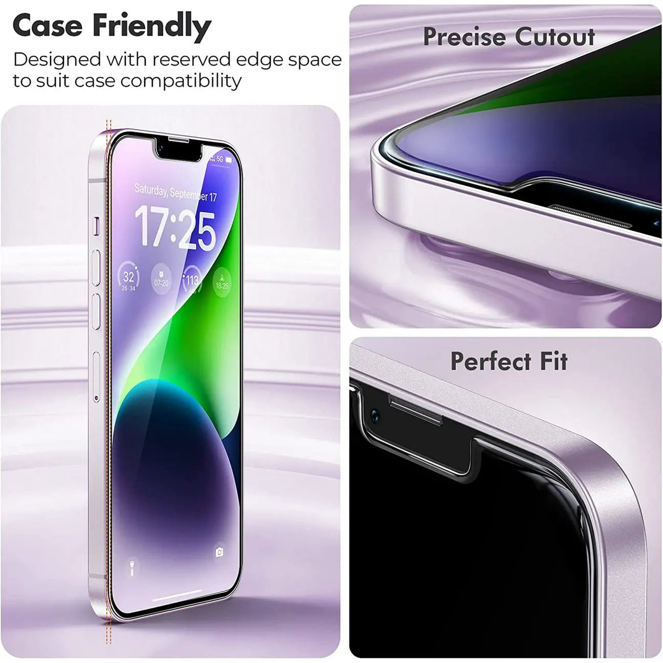 Entronix Clear Screen Protector Compatible with iPhone 17 Air - 3-Piece Combo - Entronix