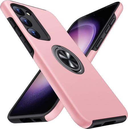 Entronix Case Designed for Samsung Galaxy A05 Heavy Duty Case with Built-in Kickstand, Dual Layer Protection Rotating Holder Ring, Sturdy Case - Entro Retail