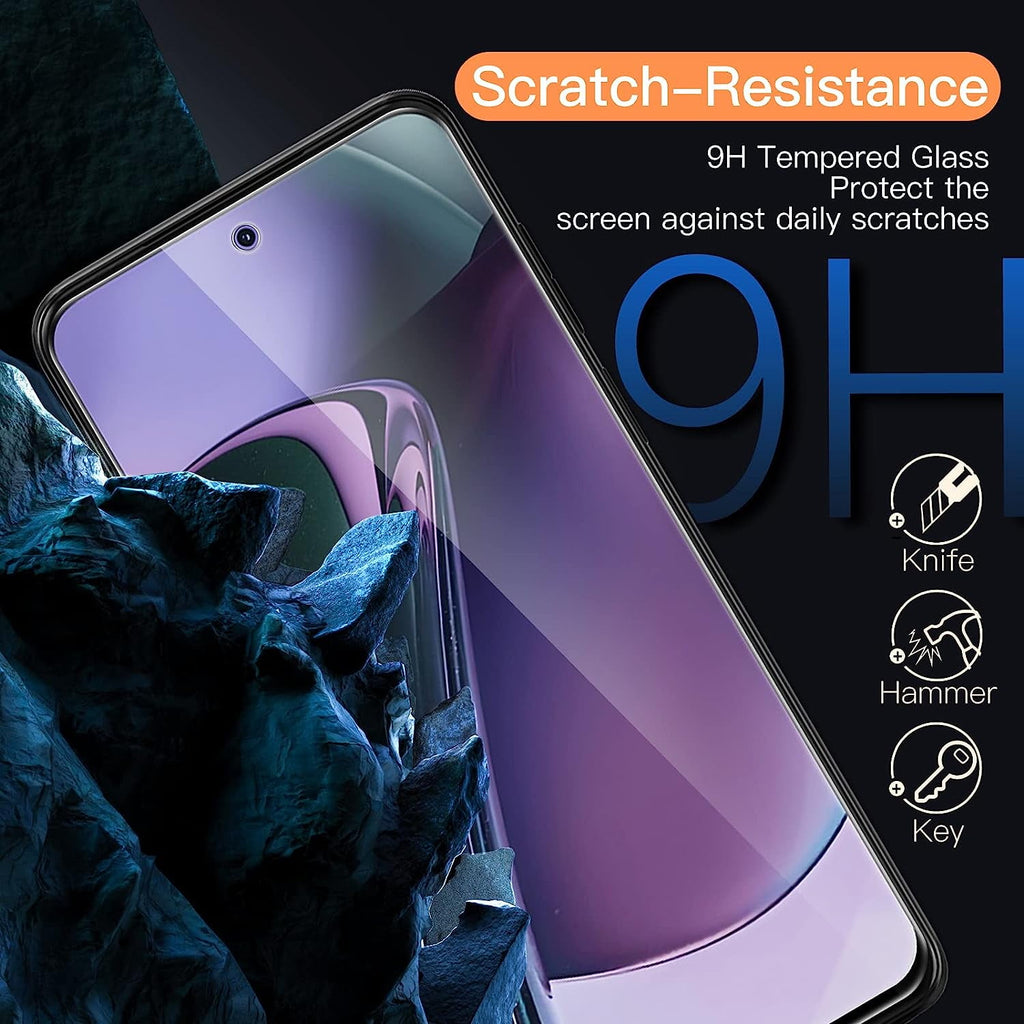 Entronix Clear Screen Protector Compatible with Moto G Play 2023 - 3-Piece Combo