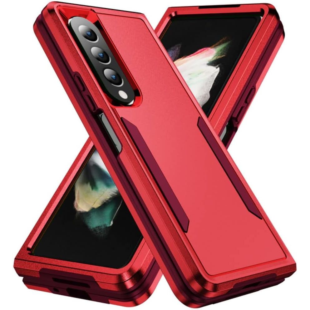 Entronix Case Designed for Samsung Galaxy Z Fold 3 Heavy Duty Case, Dual Layer Protection Shockproof Dropproof Dustproof Anti-Scratch Case - Entro Retail