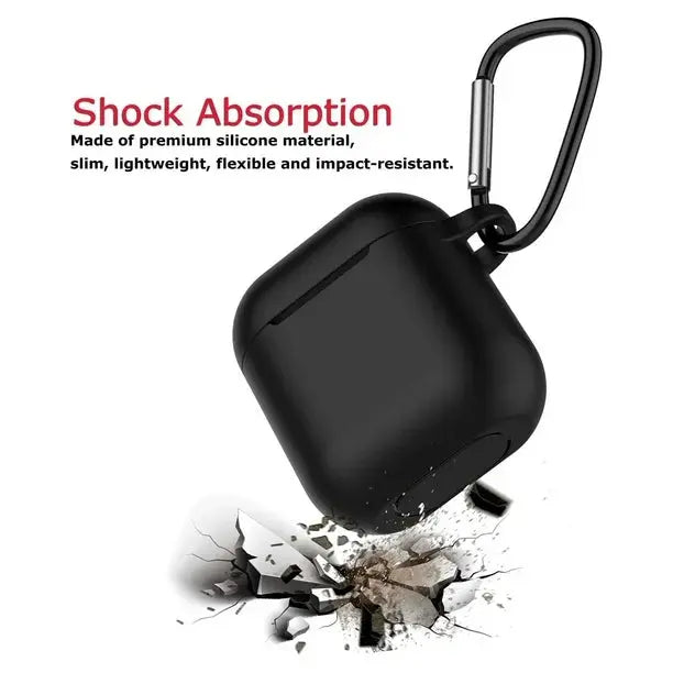 Entronix Apple AirPods 1st/2nd Gen Case - Liquid Silicone Cover, - Entronix
