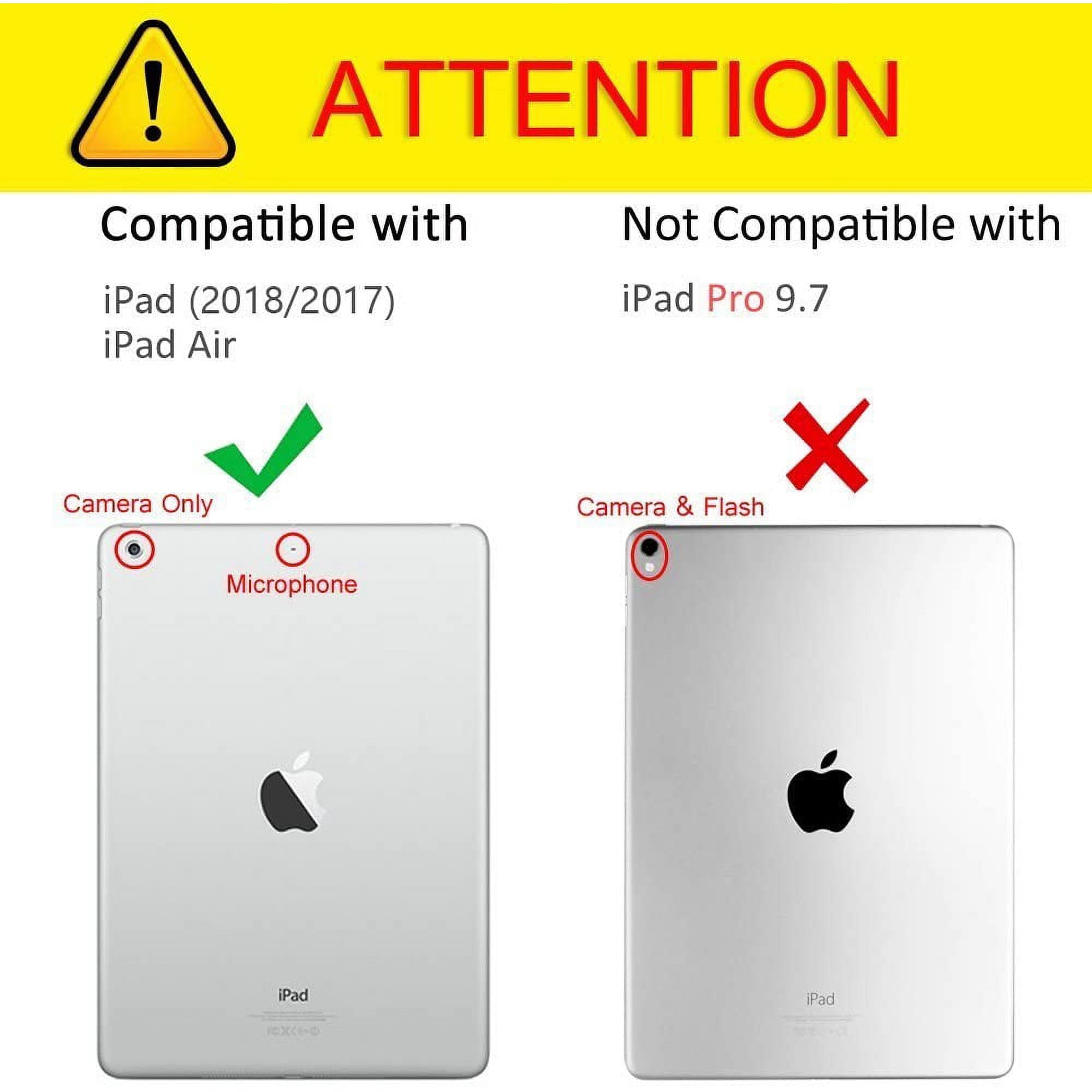 Entronix Apple iPad Air 1/2 9.7" Case - 360º Rotating Kickstand, - Entronix