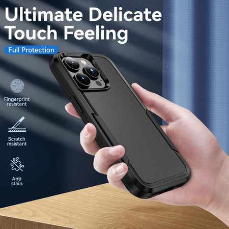 Entronix Heavy Duty Magnetic Case For Apple iPhone 16 Pro Max, Dustproof Anti-Scratch Magnetic Case - Entro Retail