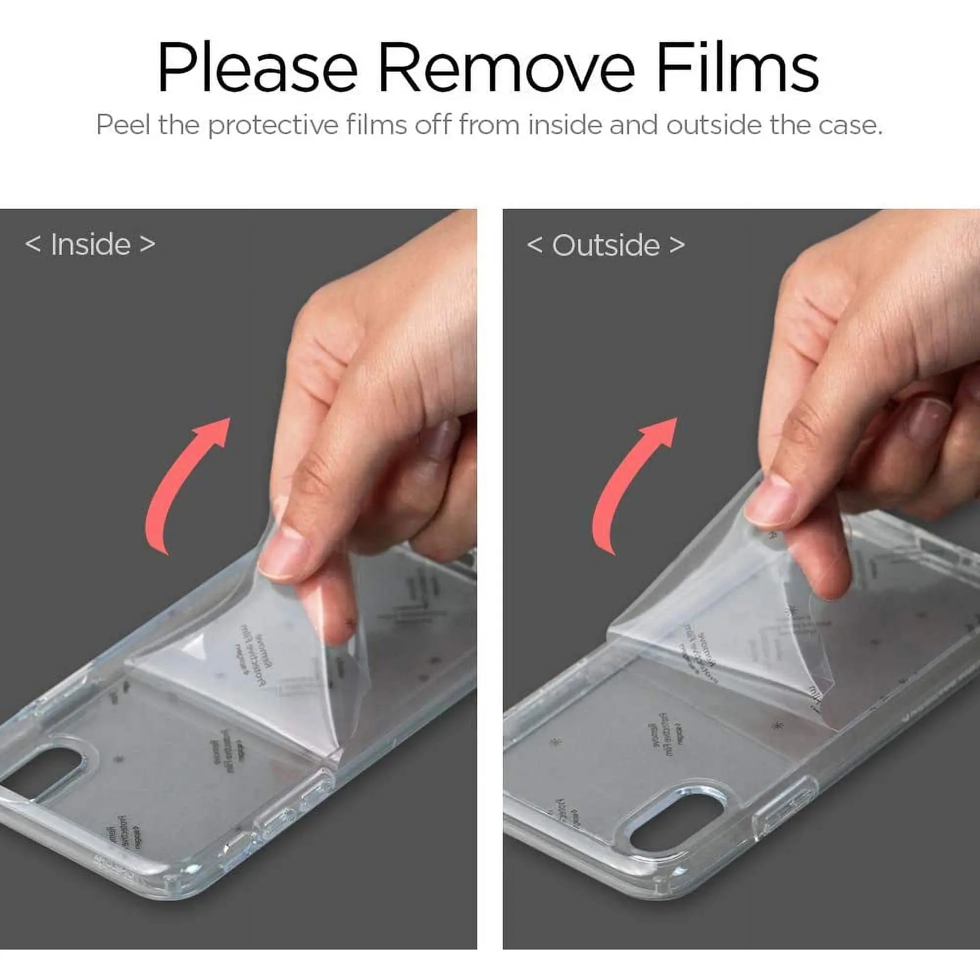 Entronix Case Compatible with iPhone XR - [Hard Back] Slim Clear - Entronix