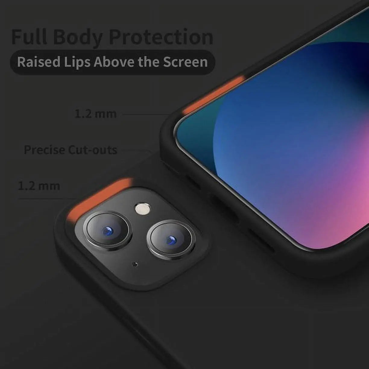 Entronix Case Compatible with iPhone 13 - Soft-Touch Liquid Silicone - Entronix