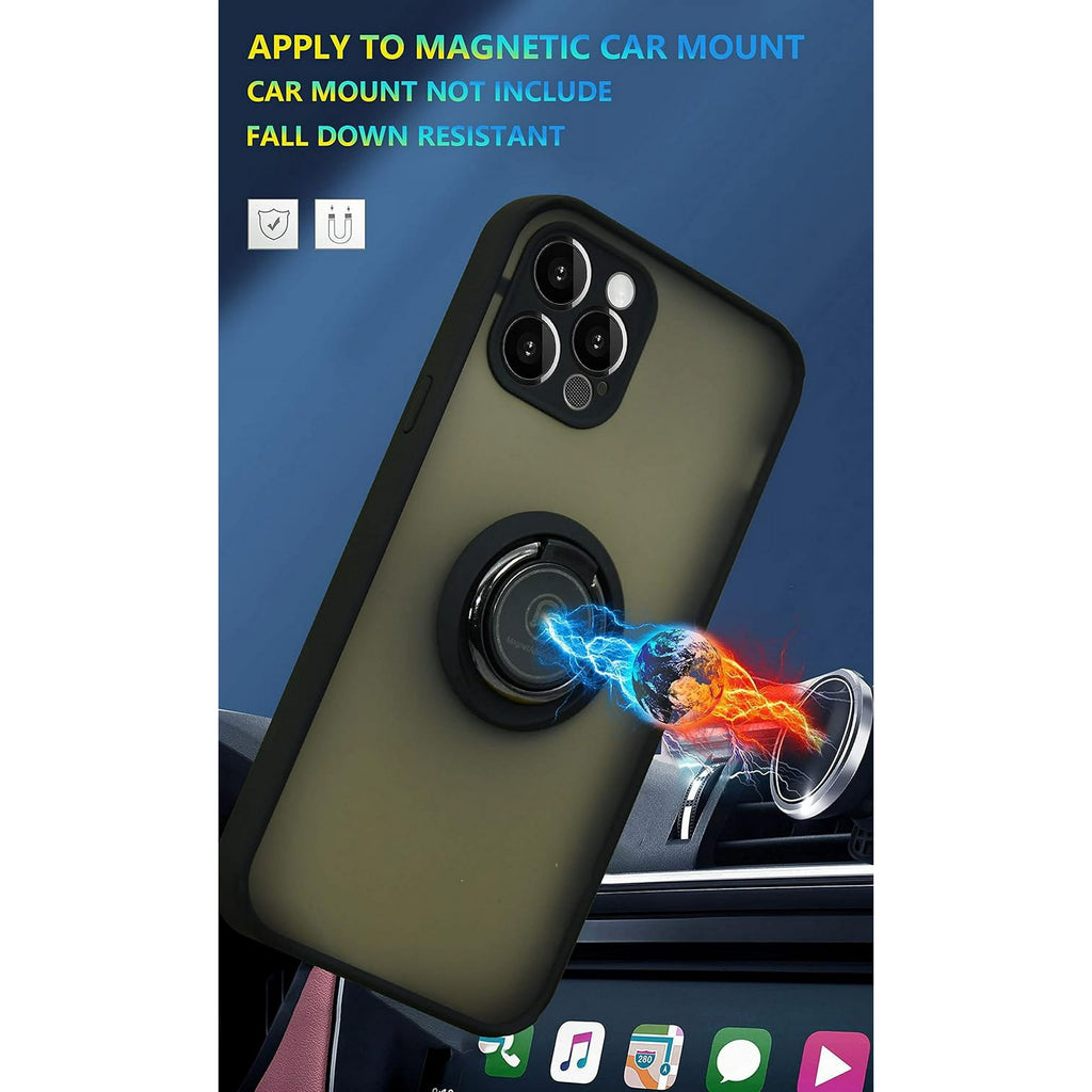 Entronix Apple iPhone 16 Pro Max Matte Case - Ring Holder, - Entro Retail