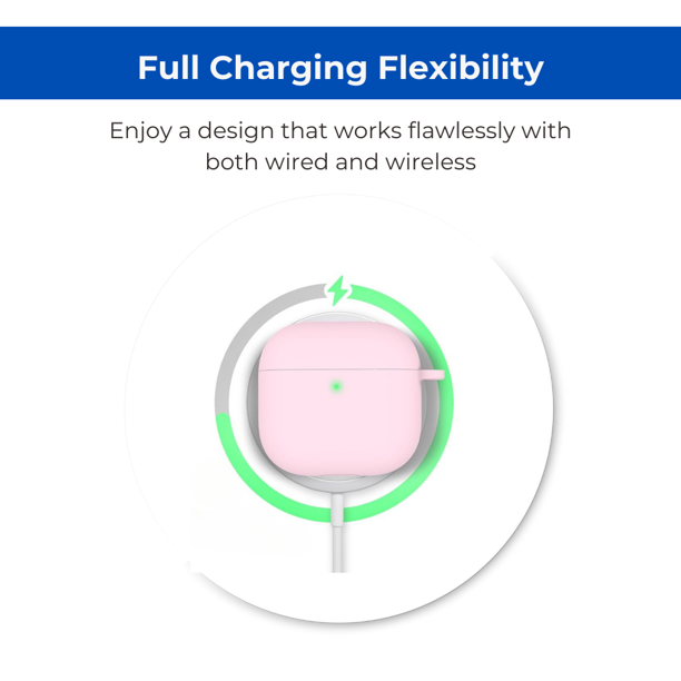 Entronix Apple AirPods 4th Gen Case - Liquid Silicone Cover, - Entronix