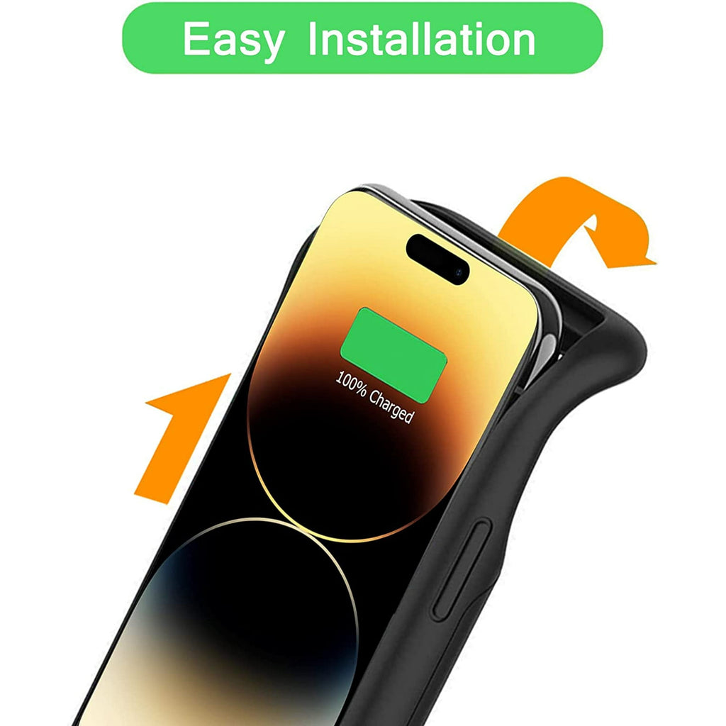 Entronix Case Compatible with iPhone 14 Pro Max - [7000mAh] Charging Powerbank Cover