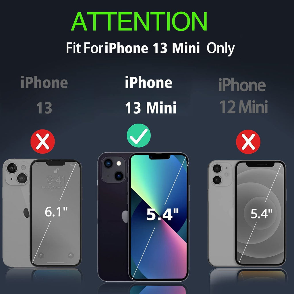 Entronix Anti-Spy Privacy Screen Protector Compatible with iPhone 13 Mini - 3-Piece Combo