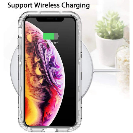 Entronix [Magnetic] Case Compatible with iPhone 15 Pro - [Clear] Triple-Layer Heavy Duty Protection - Entronix