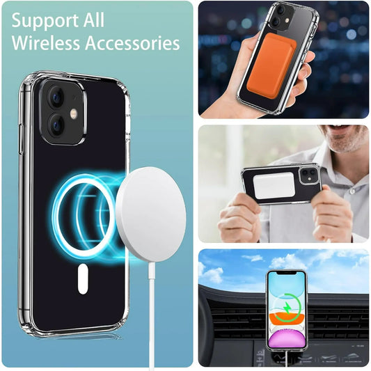 Entronix Apple iPhone 11 [Magnetic-Compatible] Crystal Clear Case - Sturdy - Entronix