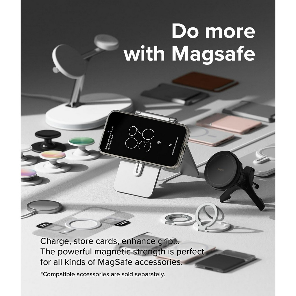 Entronix [Magnetic] Case Compatible with Pixel 9/9 Pro - [Hard Back] Slim Clear
