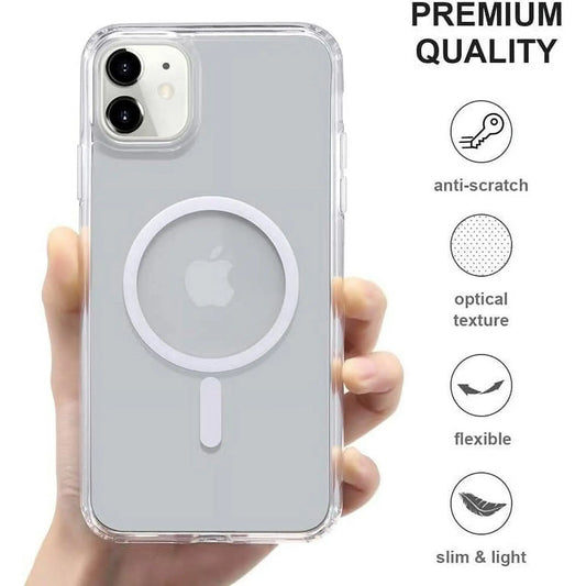 Entronix Apple iPhone 11 [Magnetic-Compatible] Crystal Clear Case - Sturdy - Entronix