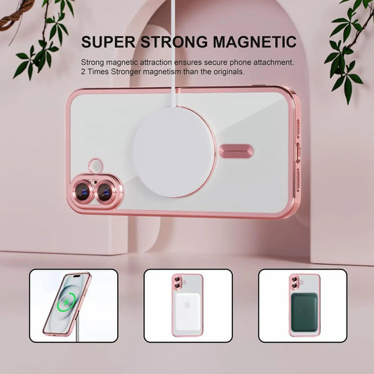 Entronix Bundle Compatible with iPhone 17 - [Magnetic] Luxury Glossy Case & 2 Clear Screen Protectors - Entronix