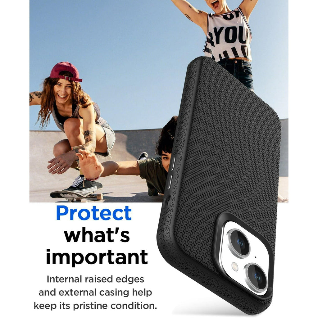 Entronix Case Compatible with iPhone 15 Pro - Anti-Slip Rugged Shockproof Cover
