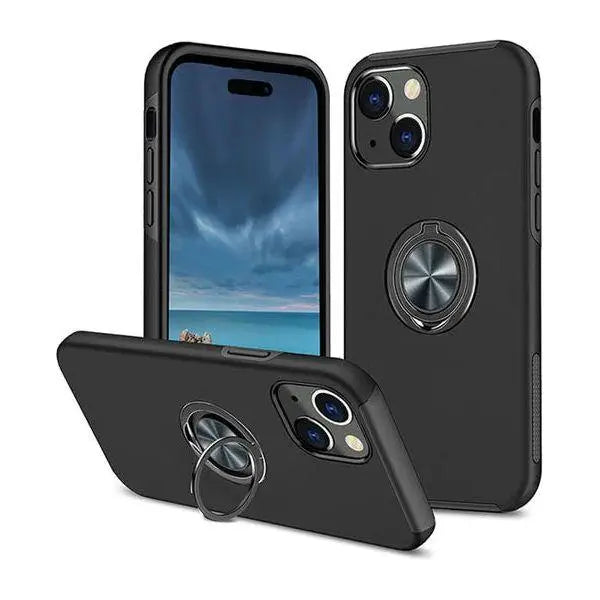 Entronix Case Compatible with iPhone 13 - 360º Circular Ring Gripstand - Entronix
