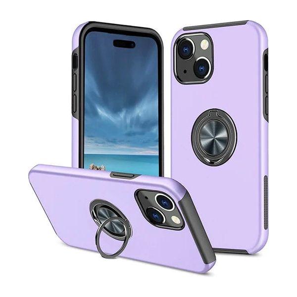 Entronix Case Compatible with iPhone 14 Plus - 360º Circular Ring Gripstand