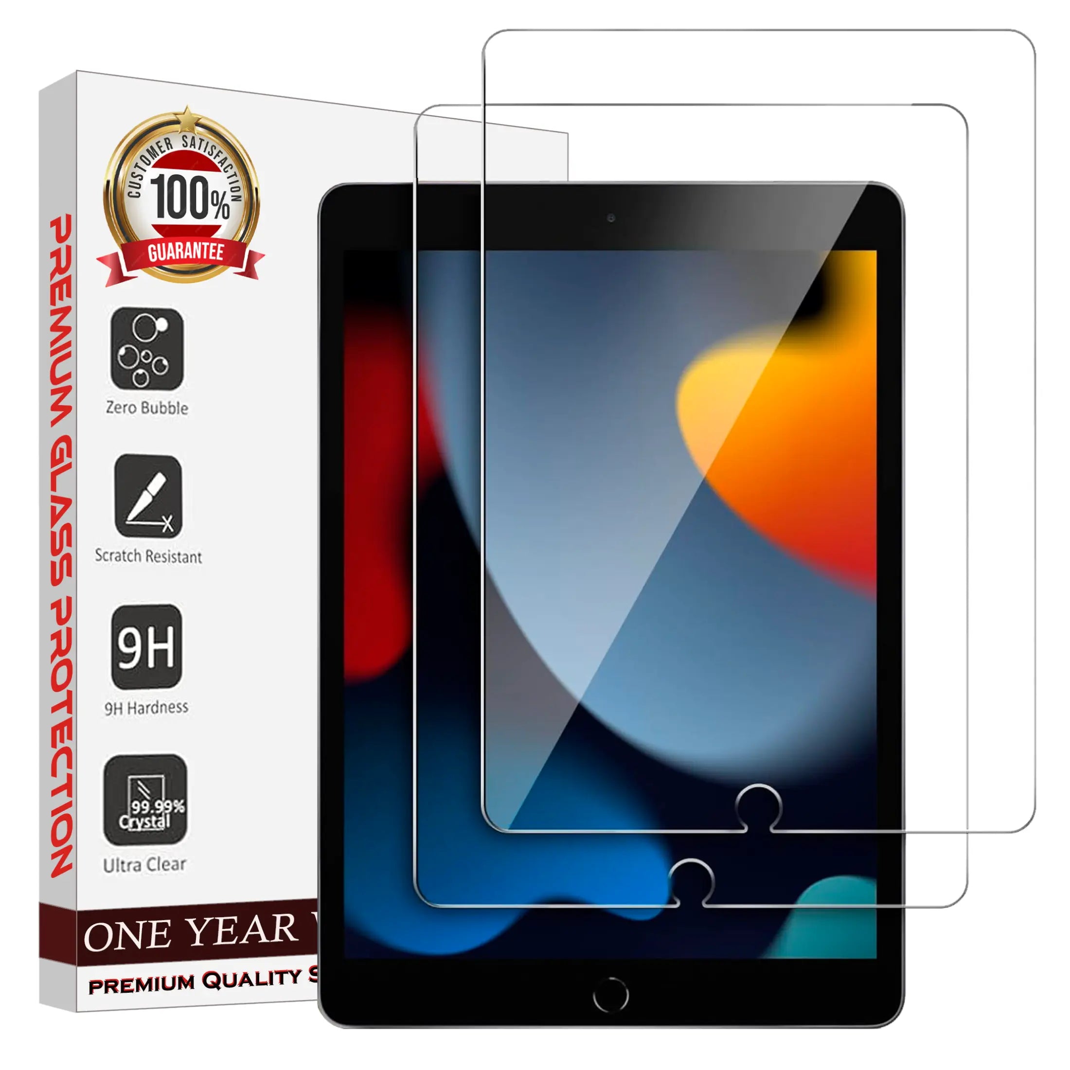 Entronix Clear Screen Protector Compatible with iPad Mini 7.9" (3/2/1st Gen) - 2-Piece Combo - Entronix