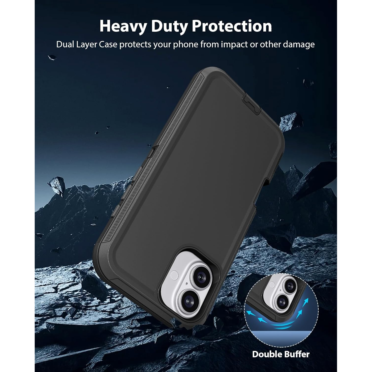 Entronix Case Compatible with iPhone 17 - Triple-Layer Heavy Duty Protection - Entronix