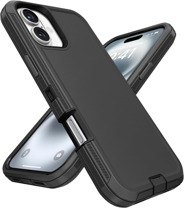 Entronix Bundle Compatible with iPhone 17 - Heavy Duty Case & 1 Clear Screen Protector