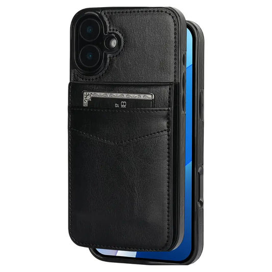 i17 5P Wallet - Black