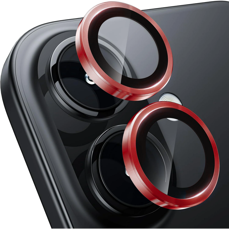 Entronix Camera Lens Protector Compatible with iPhone 16/16 Plus - Luxury Metal