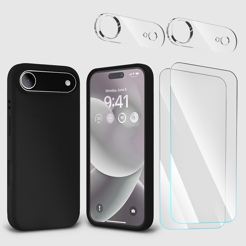 BUi17AirSiliconeBlack2TGClear2Cam