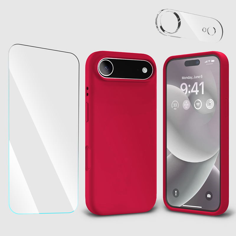 BUi17AirSiliconeRed1TGClear1Cam
