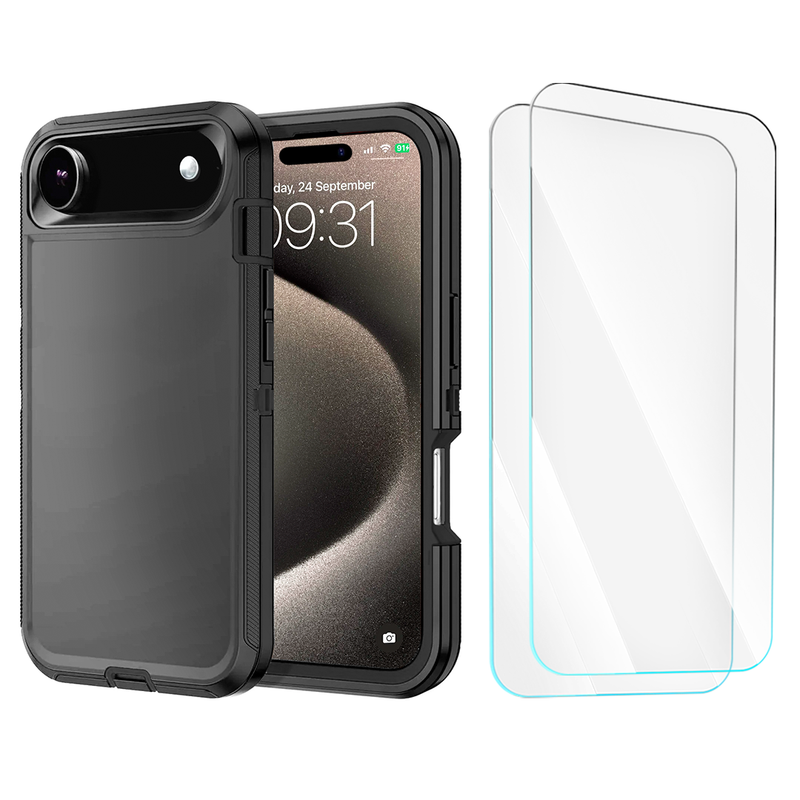 BUi17AirHeavyDutyBlack2TGClear