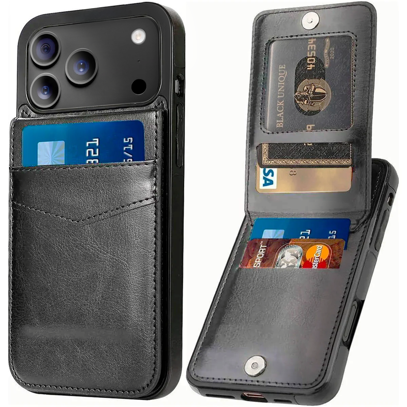 i17 Pro 5P Wallet - Black
