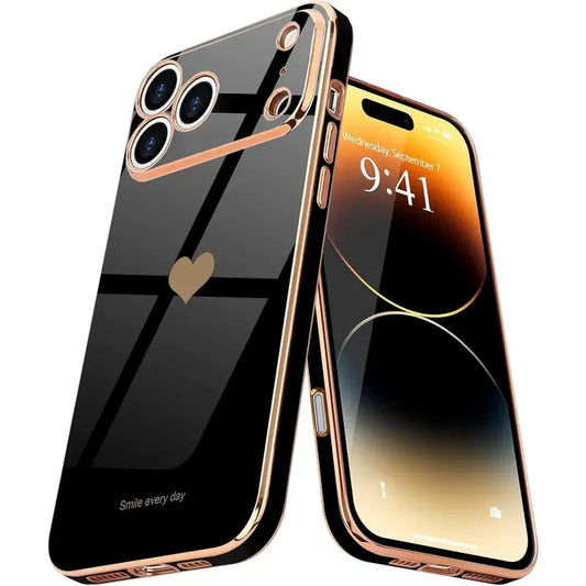 i17 Pro Max Heart - Black