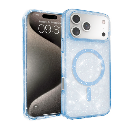 i17 Pro Max MS Glitter - Blue