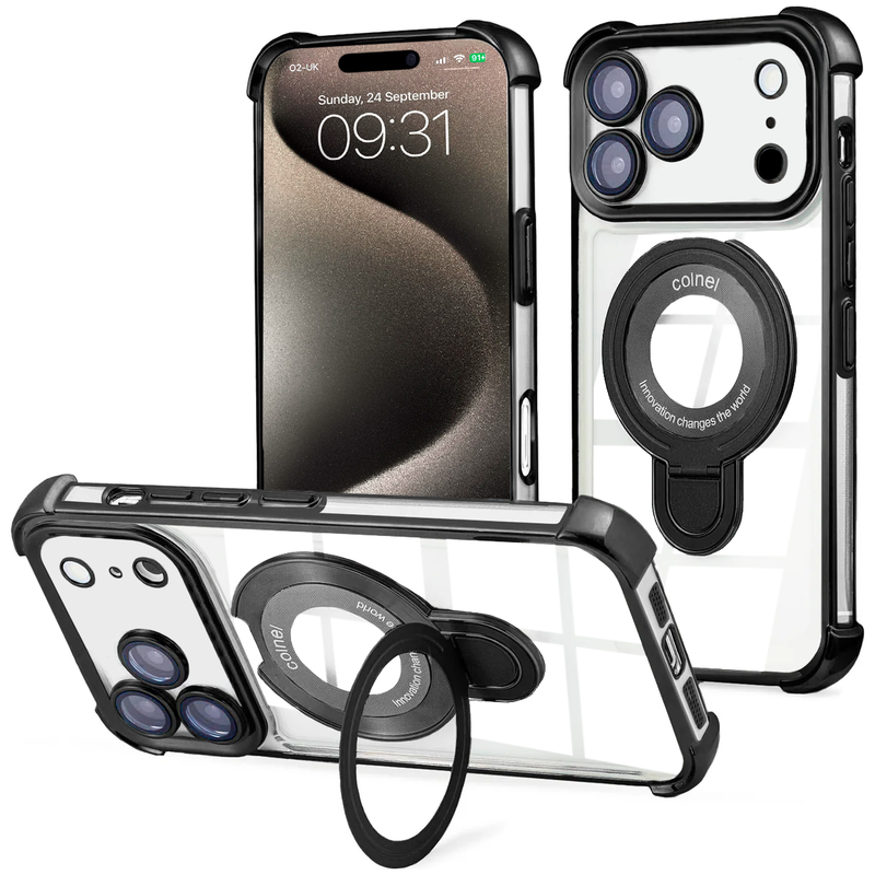 i17 Pro Max MS Shiny Ring - Black
