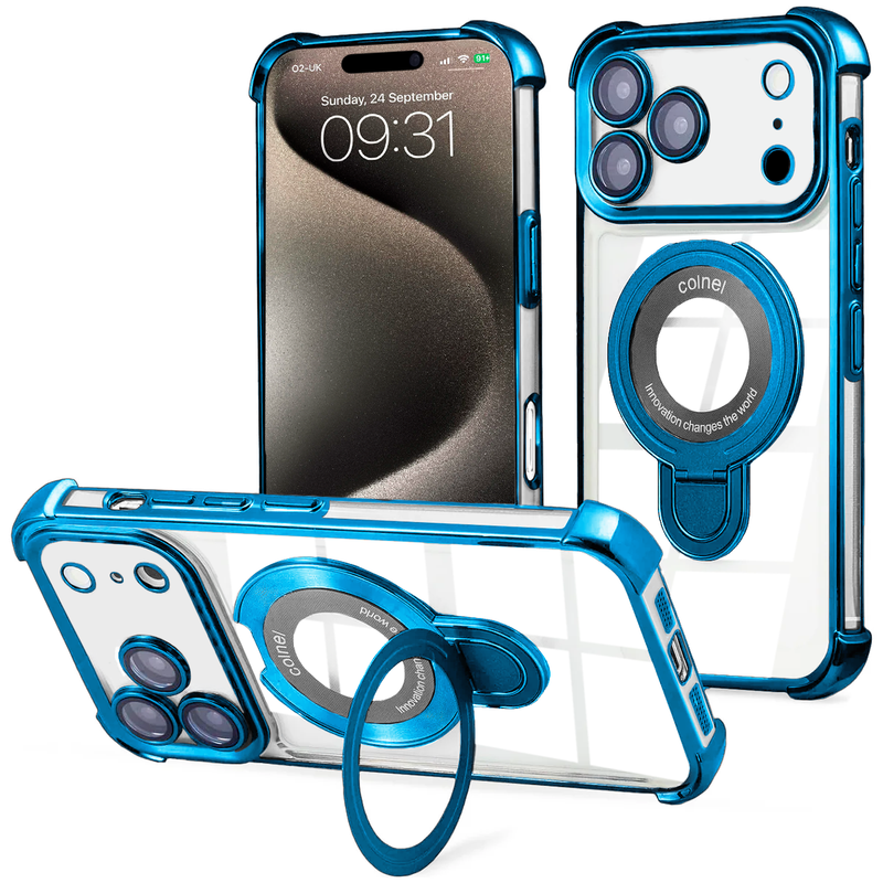 i17 Pro Max MS Shiny Ring - Blue