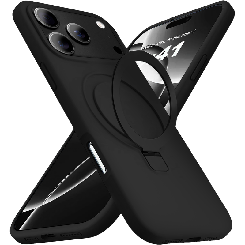 i17 Pro Max MS Silicone Ring - Black