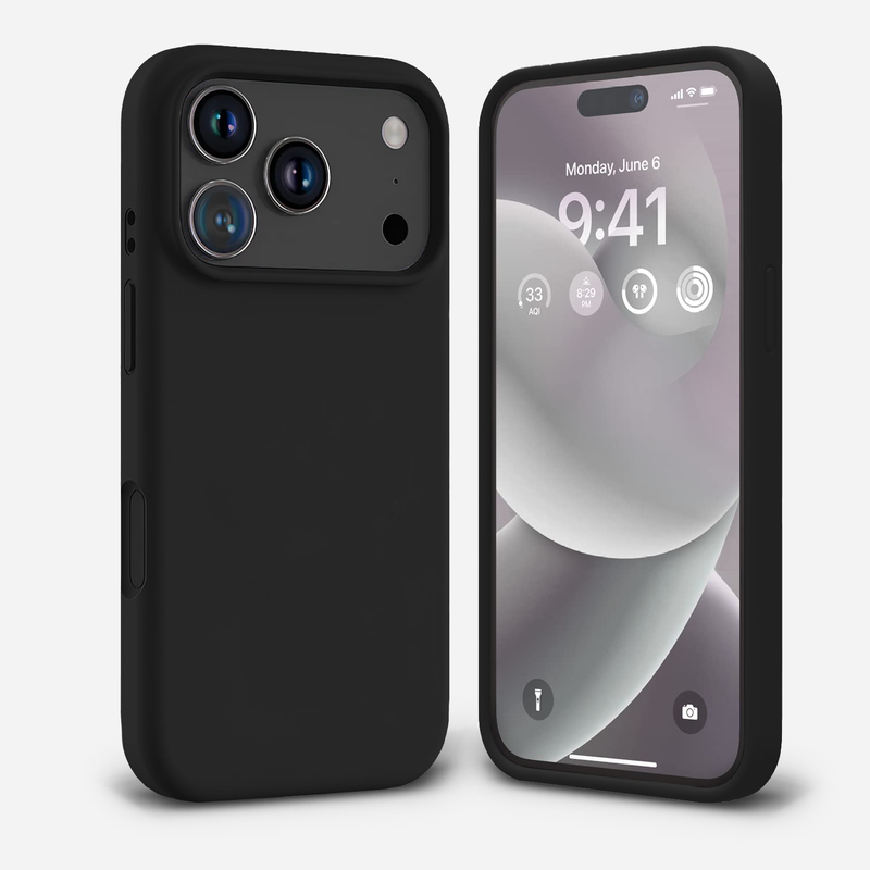 i17 Pro Max Silicone - Black
