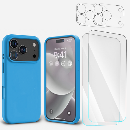 BUi17ProMaxSiliconeAqua2TGClear2Cam