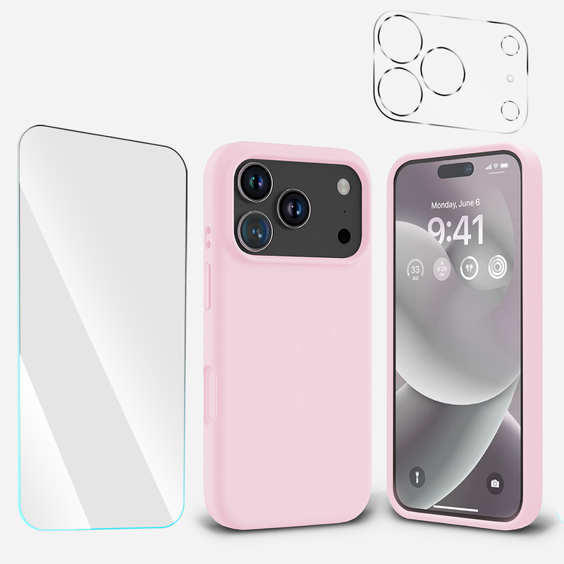 BUi17ProMaxSiliconeLightPink1TGClear1Cam