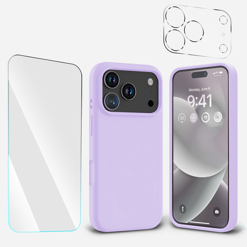 BUi17ProMaxSiliconePurple1TGClear1Cam