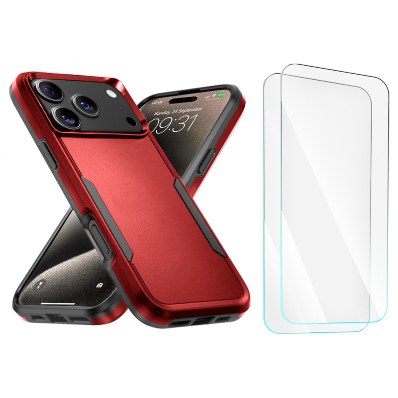 BUi17ProMaxSleekRed2TGClear