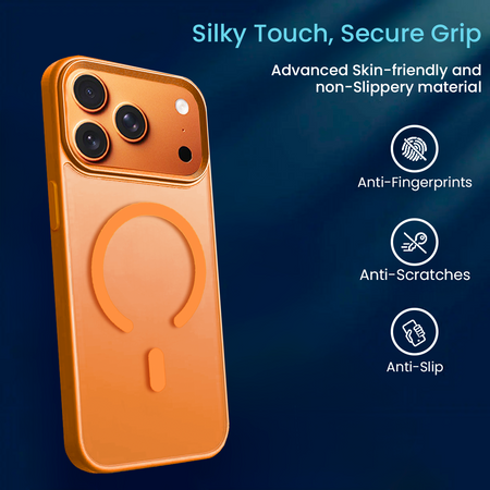 Entronix [Magnetic] Case Compatible with iPhone 17 Pro Max - Translucent Frosted Matte - Entronix