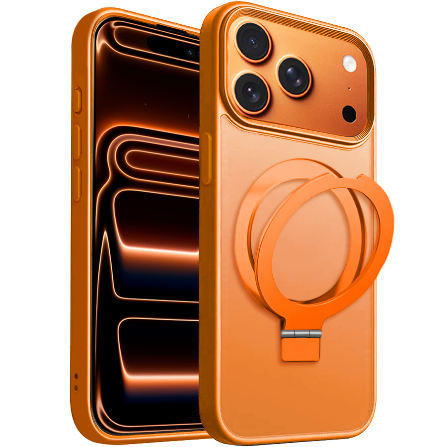 Entronix [Magnetic] Case Compatible with iPhone 17 Pro Max - Translucent Frosted Matte Gripstand - Entronix