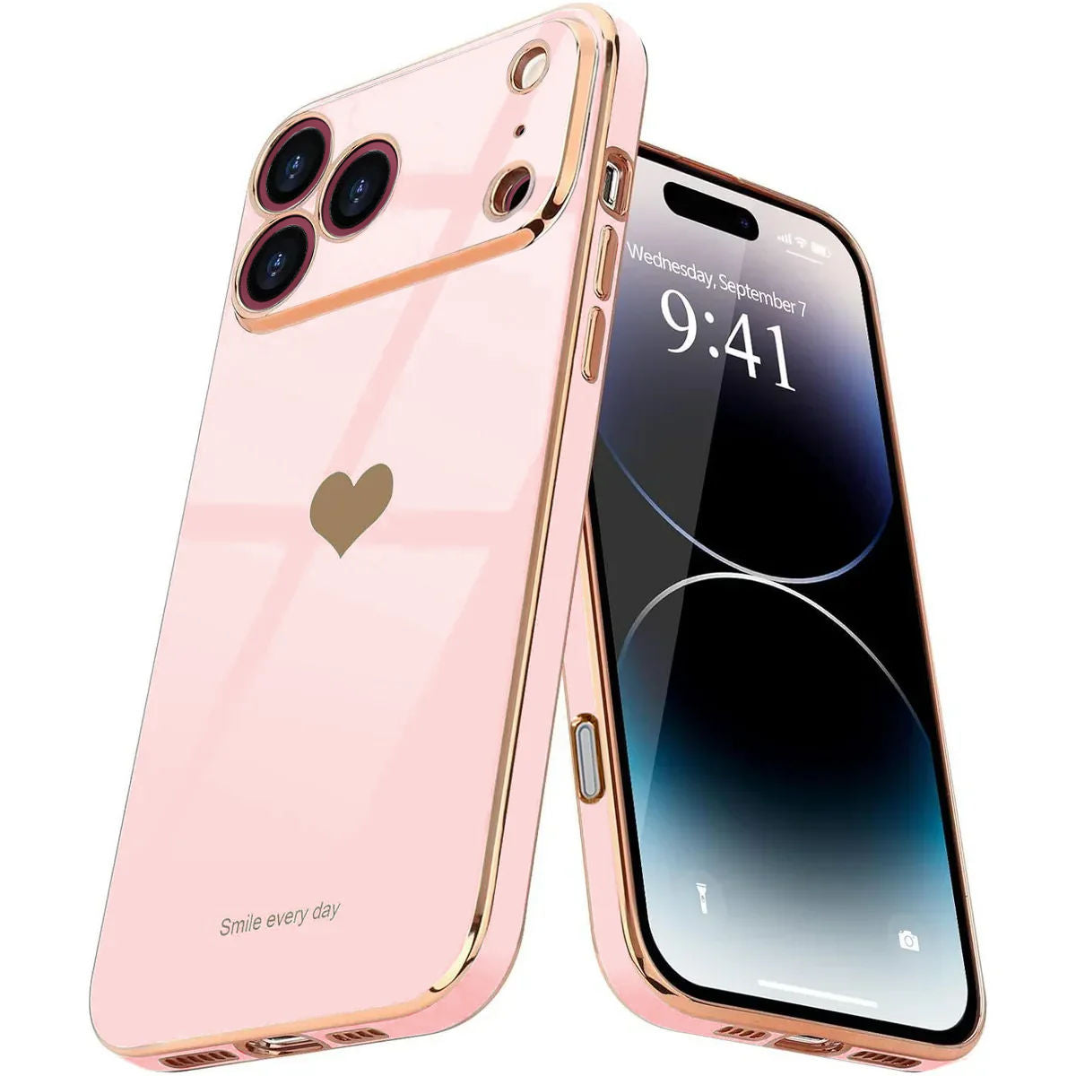 i18 Pro Max Heart - Rose