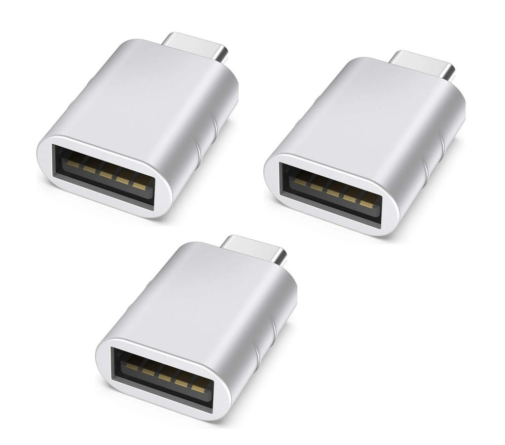 Adapter USBC TO USBA CC3 Silver 3PK